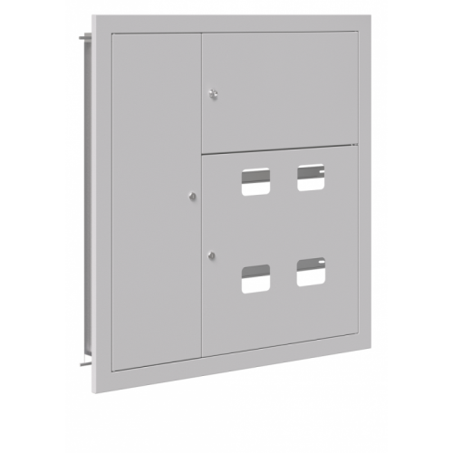 Щит этажный ЩЭ-4-eco слаботочный отсек слева 1000х960х140 ESB | код esb50016 | ELECTRIC STEEL BOX