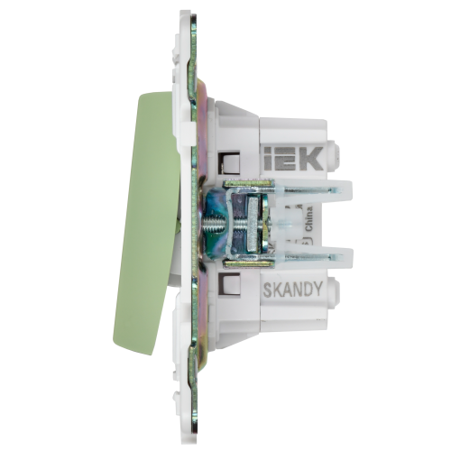 SKANDY Выключ. 2-кл. перекр. 10А SK-V06M мятн. IEK | код SK-V23-0-10-K06 | IEK фото 2