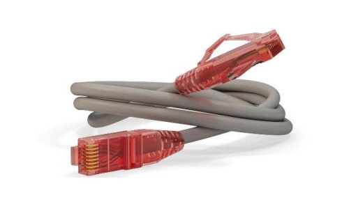 Патч-корд кат.5E U/UTP LSZH PC-LPM-UTP-RJ45-RJ45-C5e-0.3M-LSZH-GY 0.3м сер. | код 229923 | Hyperline