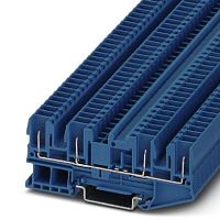 Проходные клеммы ST 2,5-QUATTRO/4P BU | код 3042081 | PHOENIX CONTACT