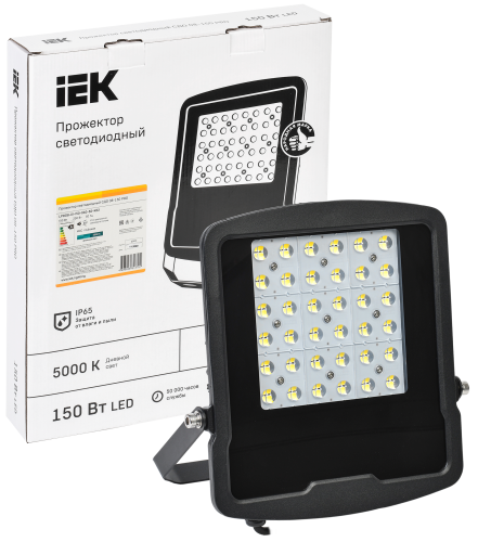 Прожектор светодиодный СДО 08-100 PRO 60град 5000К IP65 черный | код LPDO8-01-100-060-50-K02 | IEK фото 2
