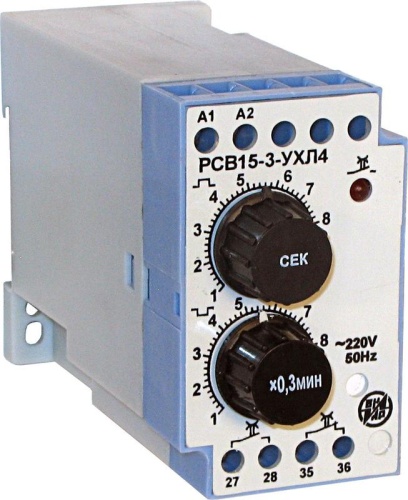 Реле времени РСВ-15-3 1…10с/1…10с 220В пост. | код A8120-76917658 | ВНИИР