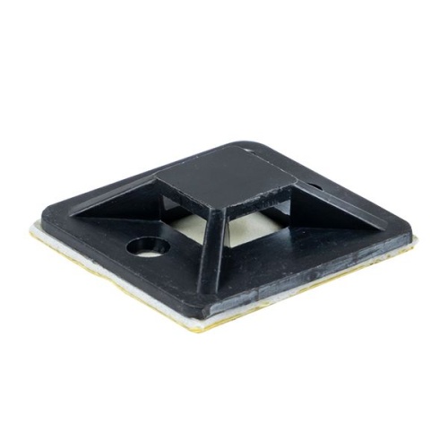 Площадка самоклеящаяся (30х30мм,) черная (100шт,) | код plc-30x30-b | EKF фото 2