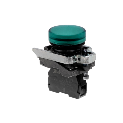 Лампа сигнальная зеленая, 220V AС/DC, IP65, металл MTB4-BV733 | код 137215 | MEYERTEC