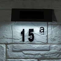 Светильник светодиодный "Номер дома" ERASF22-40 24LED уличный настенный на солнечн. батарее | код Б0053390 | Эра