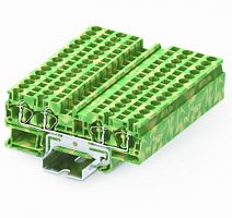 TC4-4-PE Клемма TC 2-2 заземл., пружин., сеч.4мм2, желто-зел., шт | код TC4-4-PE | SUPU