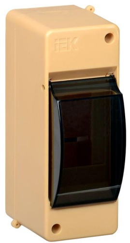 KREPTA 3 Корпус пластиковый КМПн 2/2 IP30 сосна | код MKP42-N-02-30-20-S | IEK