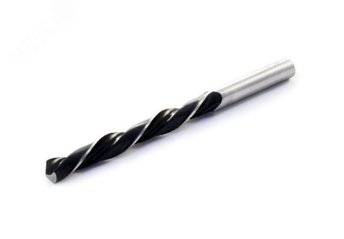 Сверло 6.2 мм цилиндрический хвостовик, марка стали - Р6М5 | код 122345 | Hortz