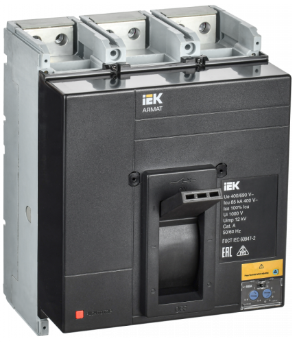 ARMAT Авт. выкл. лит. корпус 3P N 85кА 800А ТМ рег. IEK | код AR-MCCB-3N-085-0800A-ATUC | IEK