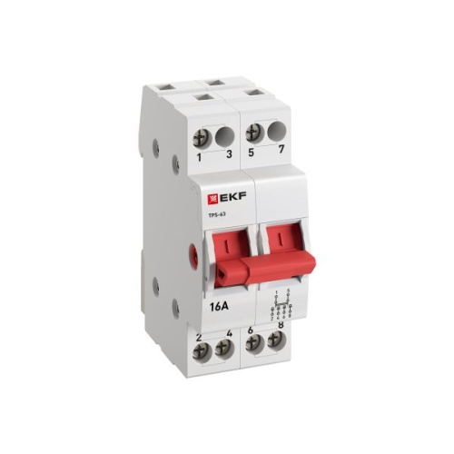 Переключатель трехпозиционный ТПС-63 2P 16А PROxima | код TPS216 | EKF фото 3