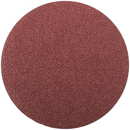 Круги шлифовальные сплошные (липучка), алюминий-оксидные, 125 мм, 5 шт Р 80 | код 39824М | MOS