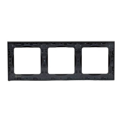 Стокгольм Рамка 3-местная металлическая черная PROxima | код EZM-G-304-10 | EKF фото 5