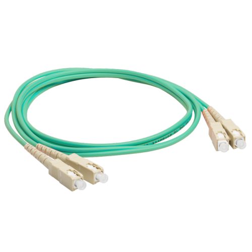 Патч-корд оптический LANMASTER, дуплексный, SC/PC-SC/PC, OM3, LSZH, 7.0 м | код LAN-2SC-2SC/OM3-7.0 | LANMASTER