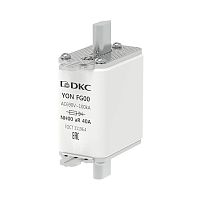 Предохранитель YON ножевого типа FG00 40А 690V характеристика aR | код 1FG00-0040-690V-AR | DKC