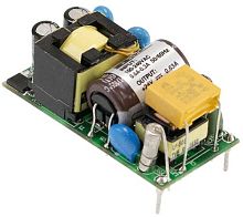 Источник питания AC-DC, 11.6Вт, вход 80...264В AC 47...440 Гц, выход 3.3В/3.5А, изоляция 4000В AC, на плате 49х23.8х23мм, -35...+85C | код MFM-15-3.3 | MeanWell