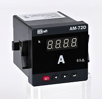 Амперметр цифровой 96x96мм трехфазный, вх 5А, вых DO+RS485, LED-дисплей АМ-96D | код 50335DEK | DEKraft