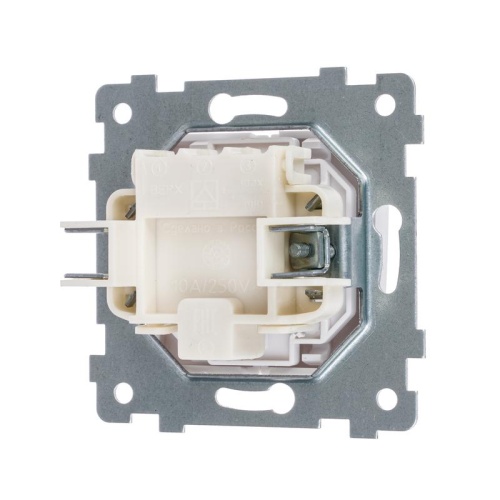 Выключатель 1-кл. СП Мария С110-437 10А IP20 механизм бел. Кунцево 110025 фото 2