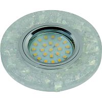 Светильник декоративный Luciole DLS-L103 CHROME/CLEAR 1х35Вт GU5.3 IP20 Fametto 10717