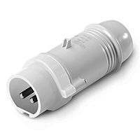 Разъем пром. силовой CEE кабельный, штекер, 16A, 2P 12h, 40_50VAC 50/60Hz, IP44, серия IEC309 | код 230.1601 | Scame
