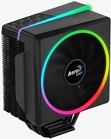 Устройство охлаждения(кулер) Aerocool Cylon 4 ARGB Soc-AM5/AM4/1151/1200/2066/1700 черный 4-pin 14-26dB Al+Cu 145W 550gr Ret (CYLON 4 ARGB PWM 4P) | код 1170751 | AEROCOOL