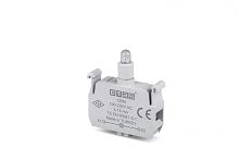 Блок-контакт подсветки с синим светодиодом 100-250 В перем. тока CBM | код CBM | EMAS