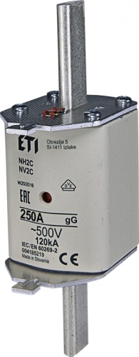 Предохранитель NH-2C/gG 125A 690V KOMBI | код 004185315 | ETI