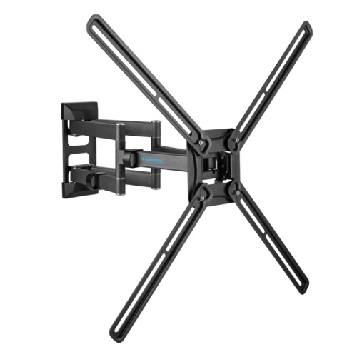 Кронштейн для телевизора Kromax CORBEL-12 титан 32-75 макс.45кг настенный поворот и наклон | код 2063629 | KROMAX