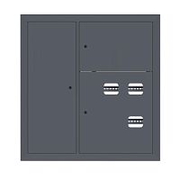 Щит этажный 3 кв. слаботочка слева RAL7016 (1000х950х150) EKF PROxima | код mb29-v-3z-ral7016 | EKF