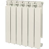 Радиатор алюминиевый секционный 500/80/9 боковое подключение | код SRA-0110-050009 | STOUT