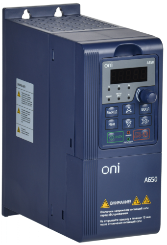 Преобразователь частоты A650 380В 3Ф 1,5кВт 4,2А M ONI | код A650-33E015TM | ONI