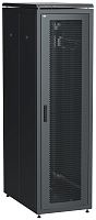 ITK LINEA N Шкаф напольный сетевой 19" 33U 800х1000мм перфорированная передняя дверь задняя перфорированная черный | код LN05-33U81-PP | IEK