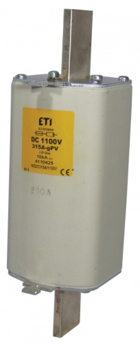 Предохранитель NH-3L_K gR-PV 400A 1100V DC (L/R=5ms, с бойком) | код 004110559 | ETI
