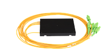 Сплиттер планарный NIKOMAX 1x4, одномодовый 9/125мкм, стандарта G657.A1, SC/APC, стандартный корпус, с равным коэффициентом деления, 2 мм | код NMF-SPP1X4A1-SCA-B | NIKOMAX