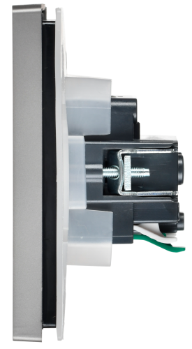 FORTE&PIANO Роз. с з/к/ш с кр. б/к 16А IP44 FP519 ст. IEK | код FP-R16-16-1-44-K46 | IEK фото 2