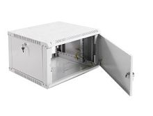 Шкаф телекоммуникационный настенный разборный ЭКОНОМ 18U (600 ? 350) дверь металл | код ШРН-Э-18.350.1 | ЦМО