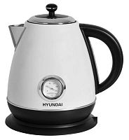 Чайник электрический Hyundai HYK-S4502 1.7л. 2200Вт жемчужный/черный (корпус: нержавеющая сталь/пластик) | код 1388327 | HYUNDAI