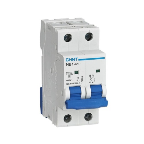 Автоматический выключатель NB1-63H 2P 63A 10кА х-ка C (CHINT) | код 179836 | CHINT Автоматический выключатель NB1-63H 2P 63A 10кА х-ка C (CHINT) | код 179836 | CHINT