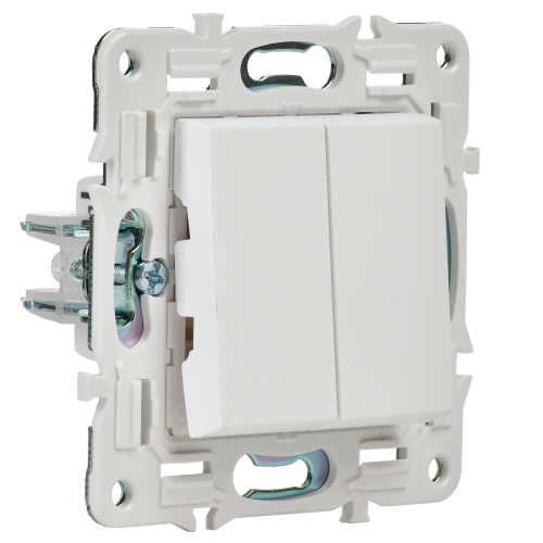 SKANDY Выключ. 2-кл. перекр. 10А SK-V06W арк. бел. IEK | код SK-V23-0-10-K01 | IEK фото 7