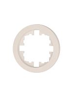 Рамка 1-м OSEN горизонт. круглая сл. кость LEZARD 744-9000-146