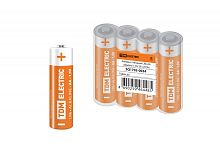 Элемент питания LR6 AA Alkaline 1,5V SR-4 TDM | код SQ1702-0034 | TDM