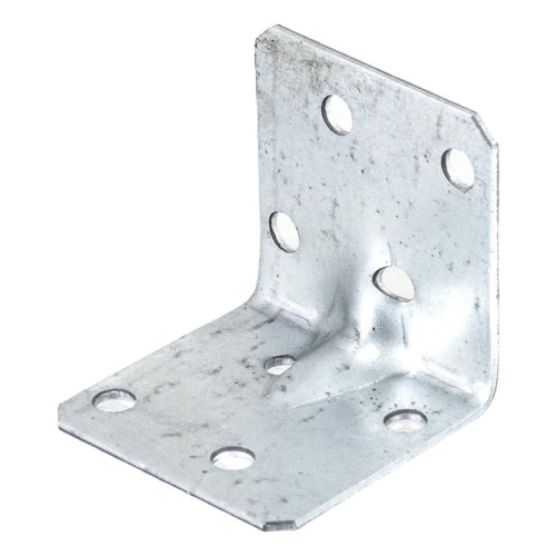 Уголок крепежный усиленный 90х90х40x2 мм, оцинкованный - накл. Tech-Krep | код 126395 | Tech-KREP Уголок крепежный усиленный 90х90х40x2 мм, оцинкованный - накл. Tech-Krep | код 126395 | Tech-KREP