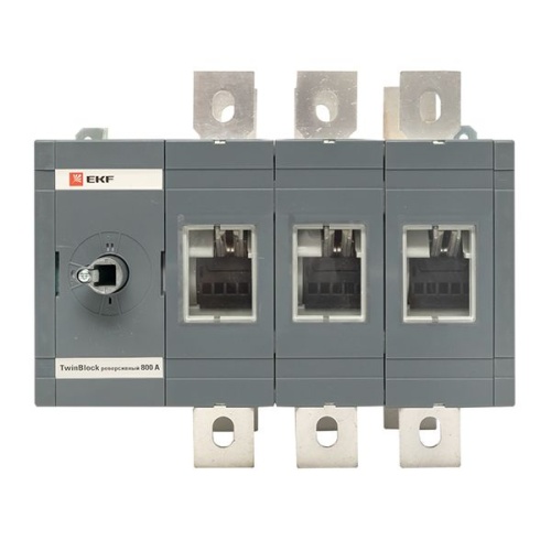 Рубильник 800A 3P реверсивный без рукоятки управления TwinBlock | код tb-s-800-3p-rev | EKF фото 3