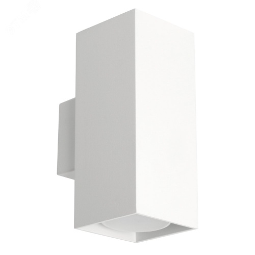 Светильник ДБО 2хGU10 вверх/вниз без ламп белый | код ML1740 48428 | FERON