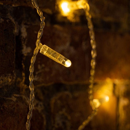 Гирлянда светодиодная "Светодиодный Дождь" 2х6м 768LED тепл. бел. 70Вт 230В IP65 постоян. свечение провод прозр. (нужен шнур питания 303-500-1) Neon-Night 235-176 фото 3