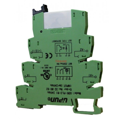 UDK-PLC-RI 12Vdc Релейный модуль 12 В DC, 1 перекидной контакт, винтовой зажим, шт | код UDK-PLC-RI 12Vdc | UPUN