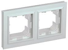 BRITE Рамка 2-местная IP44 РУ-2-БрЖ-44 жемчуг | код BR-M22-44-K36 | IEK