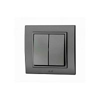 Zena дымчатый выключатель 2кл | код 500-011100-202 | ABB