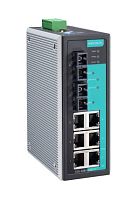 Коммутатор EDS-408A-SS-SC-T Ethernet switch, 6 10/100 BaseTx ports, 2 single mode 100BaseFx,SC, t:-40/+75C | код 00-01170379 | MOXA