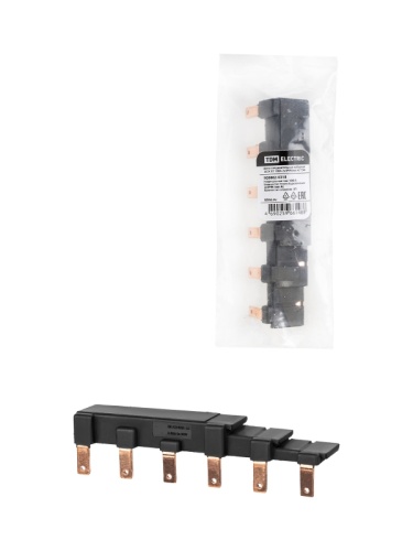 Шина соединительная наборная ШСН 3П 100А 2x3PIN(тип A) TDM | код SQ0802-0318 | TDM