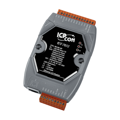 ET-7052 CR 8-channel Isolated Source Type Open Collector Output and 8-channel Isolated Digital Input | код 00-06016338 | ICP DAS